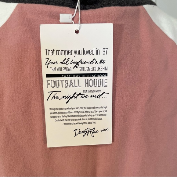 Daisy Mae Super Soft Cozy Baseball Style Pullover Sweater NWT Women's size XL - Picture 7 of 9
